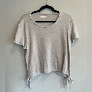 Madewell Texture & Thread Modern Side-Tie Top